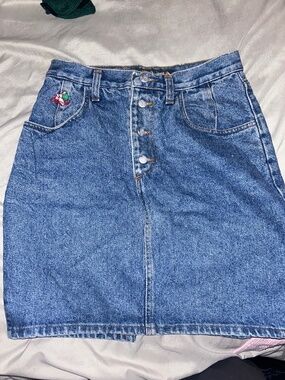 Vintage Chambers Denim Skirt